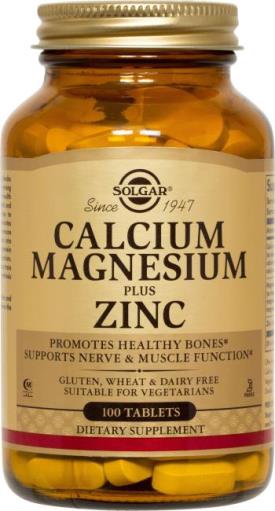 Calcium Magnesium Plus Zinc 100 Tablets
