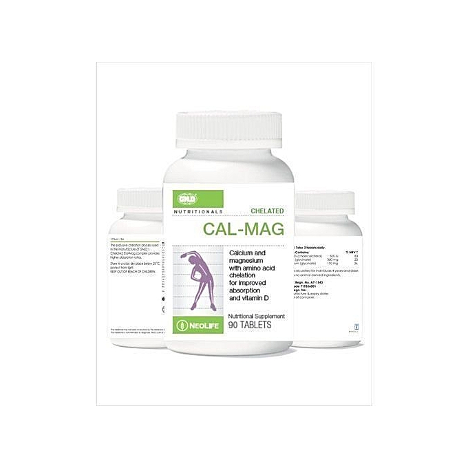 GNLD GNLD Chelated Cal-Mag (With Vitamin D) – 90 Tablets