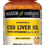 COD LIVER OIL WITH VITAMIN A, C, & D CHEWABLE (orange flavor)