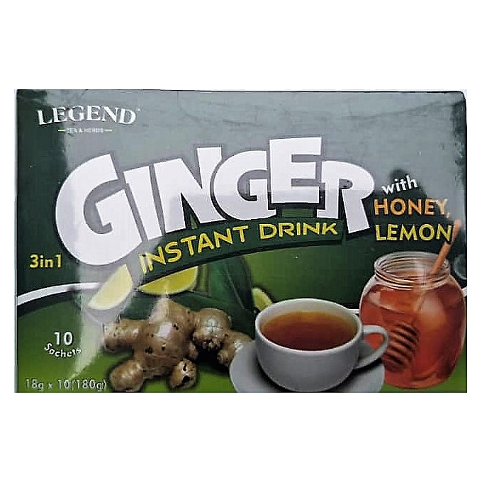 Legend 3 IN 1 Ginger Instant Drink Honey & Lemon – Caffein Free