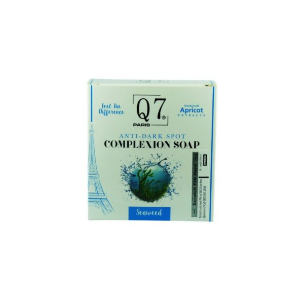 Q7Paris Anti-Dark Spot Complexion Soap: with Kojic Acid and Seaweed - 200g - Image 2