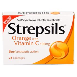 Strepsils Orange with Vitamin C
