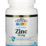Chelated Zinc 50mg 21st Century x 60Tablets
