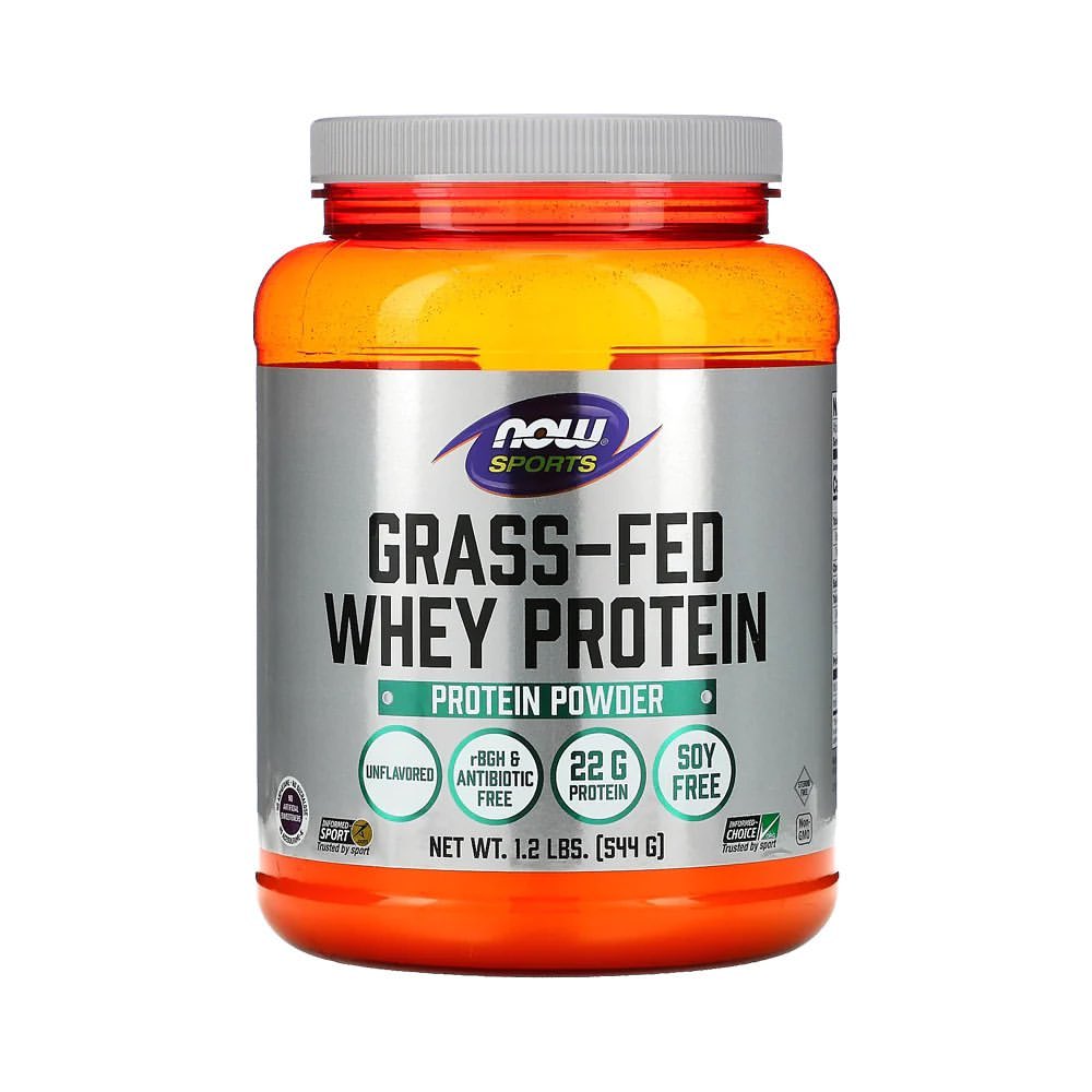 NOW Sports Nutrition, Certified Organic Whey Protein Powder, Creamy Vanilla, 1.2-Pound