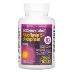 Natural Factor BioCoenzymated, B2, Riboflavin 5′-Phosphate , 50 mg, 30 Vegetarian Capsules