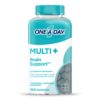 ONE A DAY Multi+ Brain Support Gummies, Multivitamin Gummies for Men & Women with Boost of Brain Support with Super 8 B Vitamin Complex, 100 Count