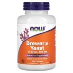 NOW Foods Brewer’s Yeast 650 mg 200 Tabs