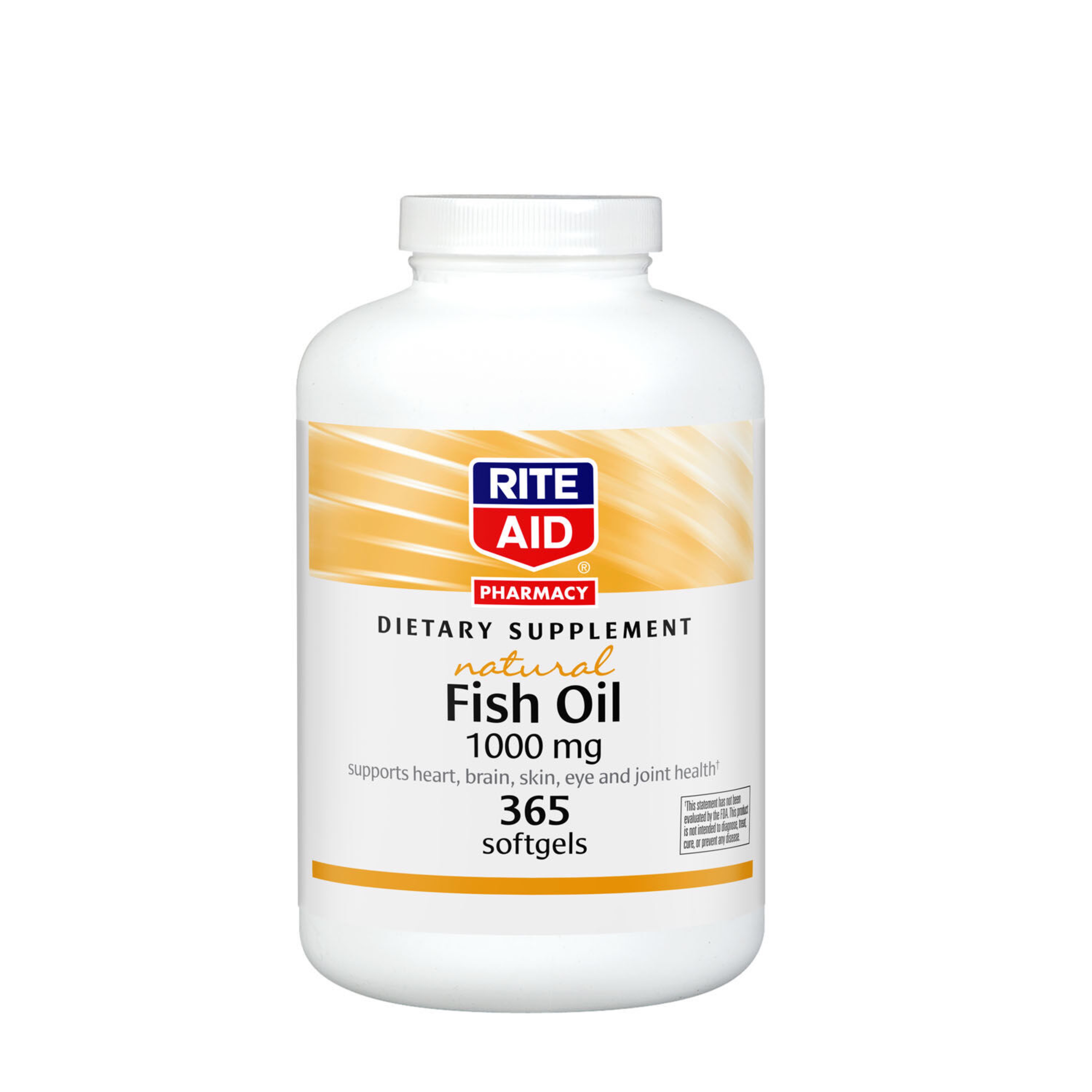 RITE AID NATURAL FISH OIL SOFTGELS – 365 SOFTGELS