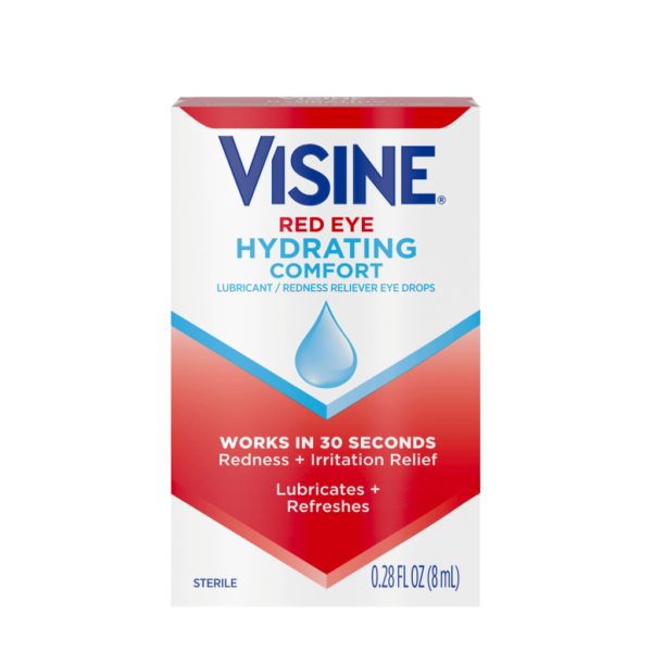 VISINE Red Eye Hydrating Comfort Eye Drops For Redness & Irritation Relief - Image 3