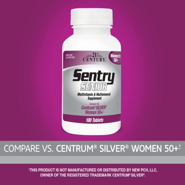 21st Century Sentry Senior Women 50 Plus Tablets, 100 Count - Image 3