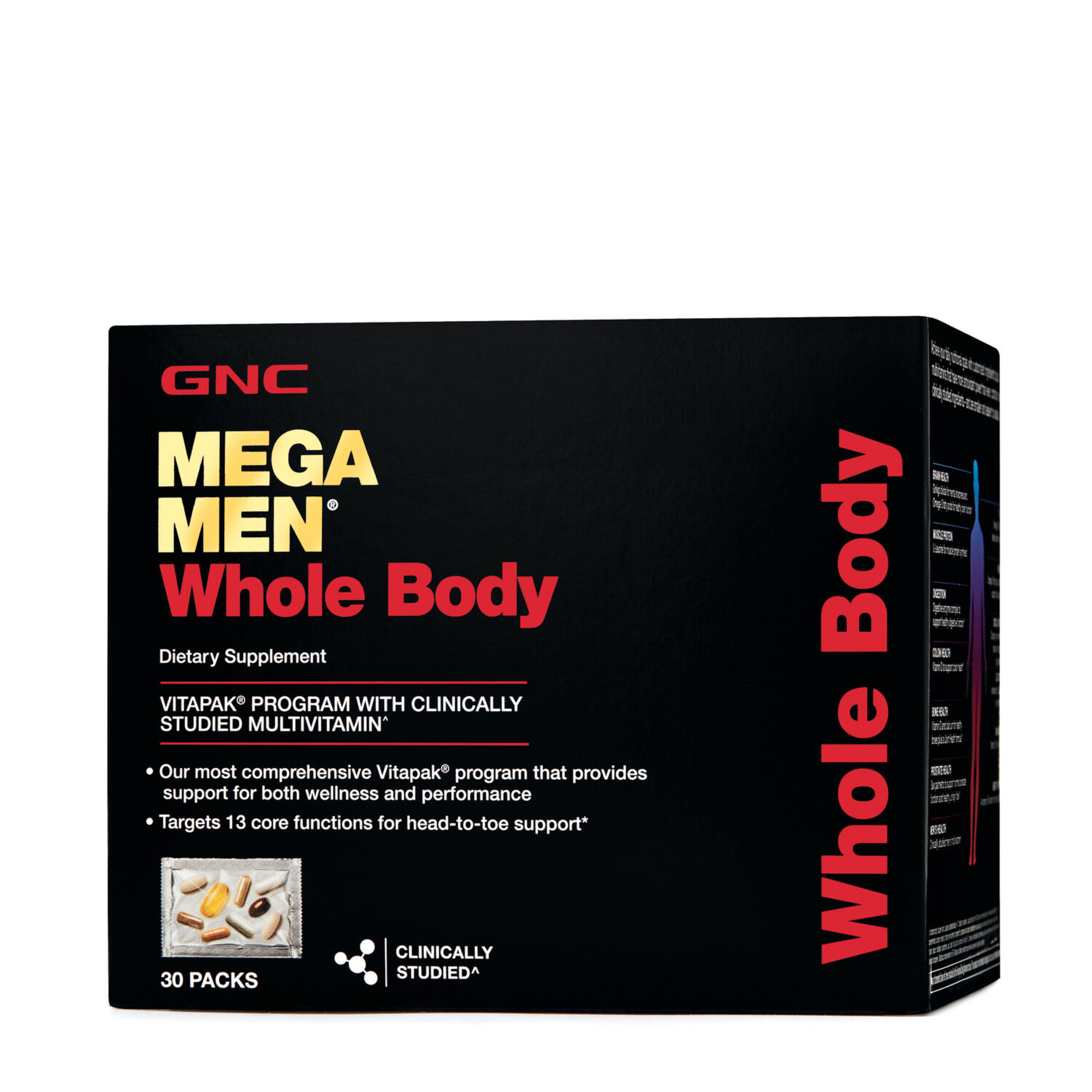 GNC MEGA MEN Whole Body Vitapak Program – 30 Pack