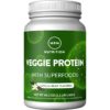 MRM – Veggie Protein Powder, Protein Source for Vegans, Gluten-Free & Preservative-Free, Non-GMO Verified – Vanilla – 2.5 lbs