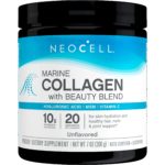NeoCell Marine Collagen with Beauty Blend; for Skin Hydration; Healthy Hair, Nails and Joint Support; Keto Certified, Gluten Free; Unflavored Powder, 7 Ounces, 20 Servings