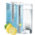 Hydralyte Electrolyte Tablets | Lemonade Electrolytes | Perfect for Bachelorette Parties, Workout Essential and A Travel Essential for Daily Hydration Needs | (10 Servings, 20 Electrolyte Tablets)