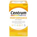 Centrum Performance Multivitamins/Minerals Supplement for Men & Women with Ginseng for Energy, 75 Tablets