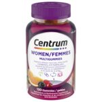 Centrum Women MultiGummies, Multivitamins/Minerals Gummies, Cherry, Berry, and Orange Flavours, 130 Gummies