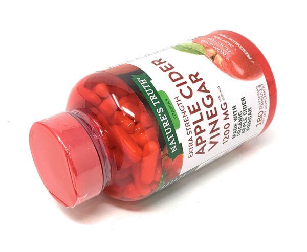 Nature's Truth Apple Cider Vinegar 1200 mg 180 Capsules Natures - Image 2