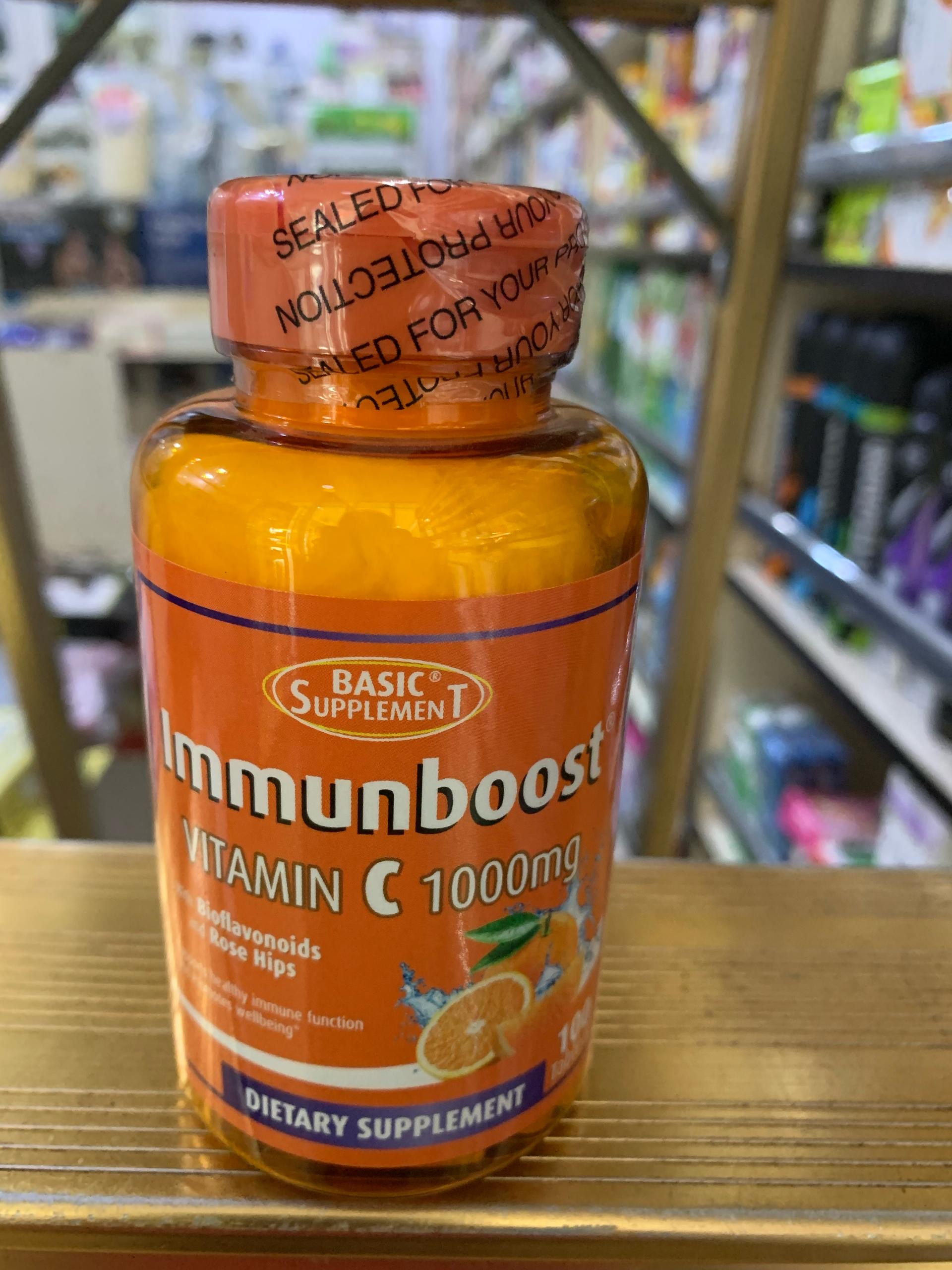 Basic Supplement Immunboost Vitamin C 1000mg Tablet