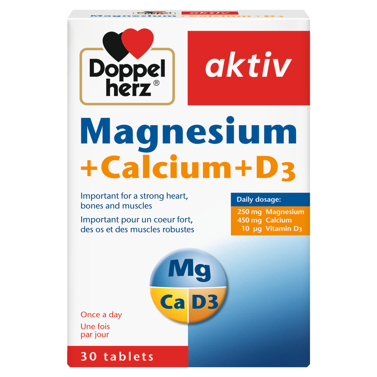 Doppelherz Aktiv Magnesium + Calcium +