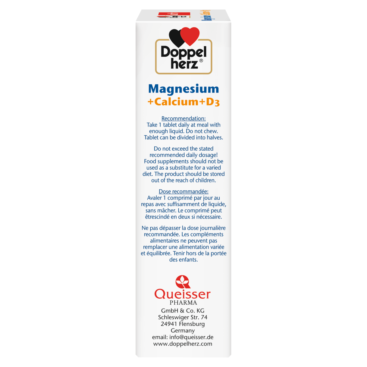 Doppelherz Aktiv Magnesium + Calcium + - Image 4