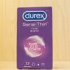 Durex Sensi-Thin, Thin Condoms, XL 12ct Purple