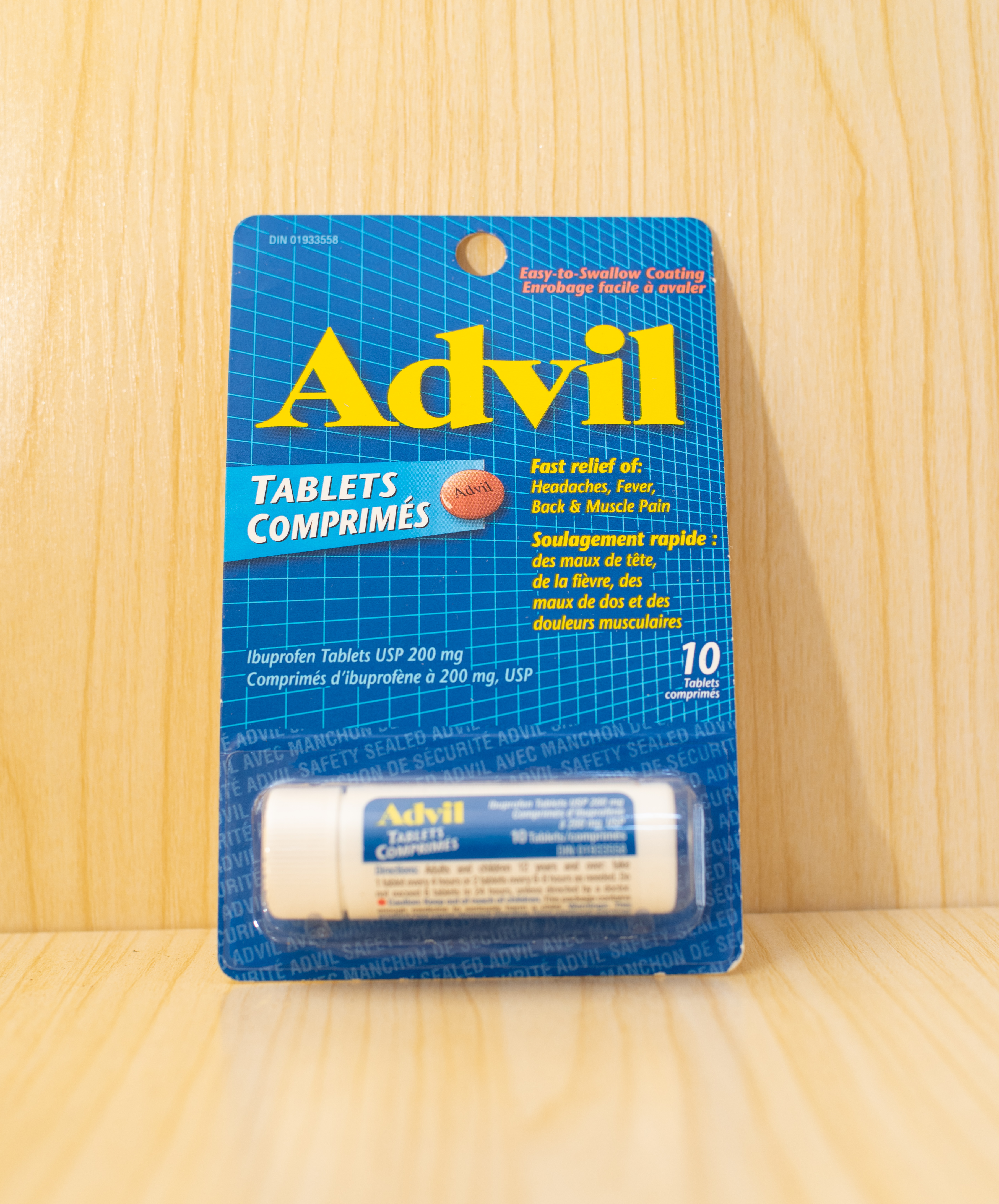 Advil – Regular Strength Ibuprofen Tablets Travel Size